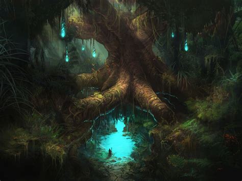 Exploring the connection between the magic tree and other realms